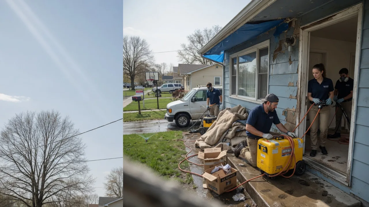 Basement Flood Cleanup in Temple, PA near me